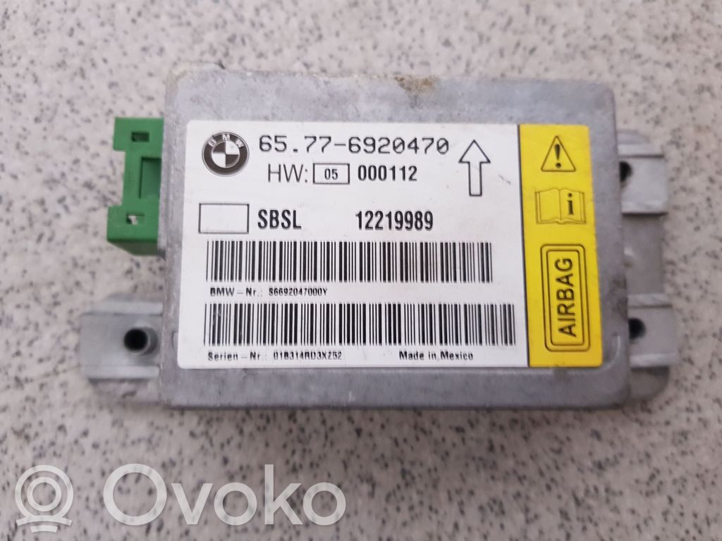BMW 7 E65 E66 Airbag control unit/module 