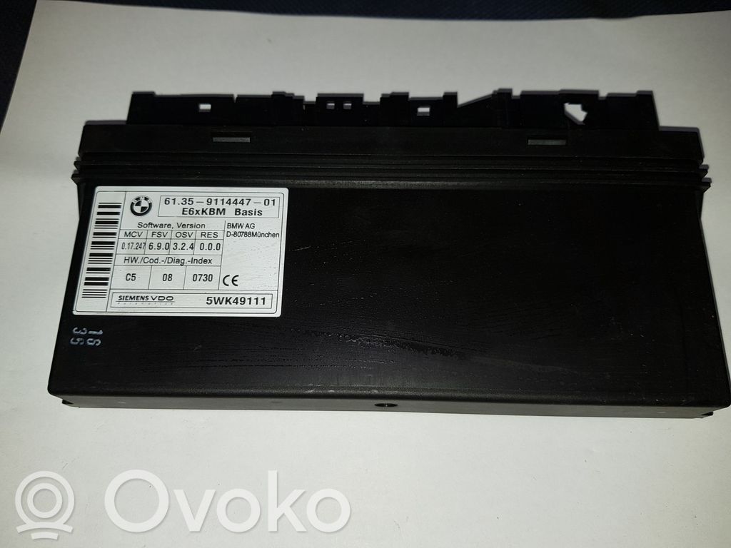 BMW 5 E60 E61 Komforto modulis 