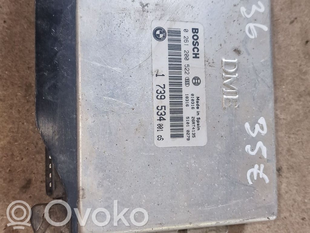 Engine control unit/module   0261200522,1739534