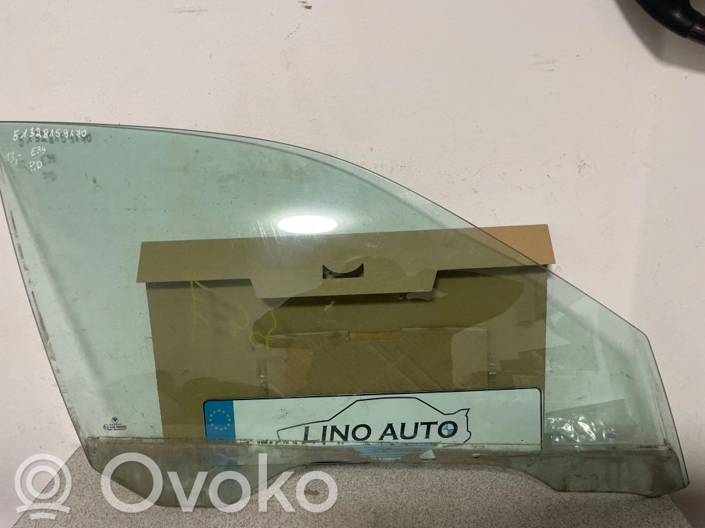 BMW 5 E39 Szyba drzwi przednich 