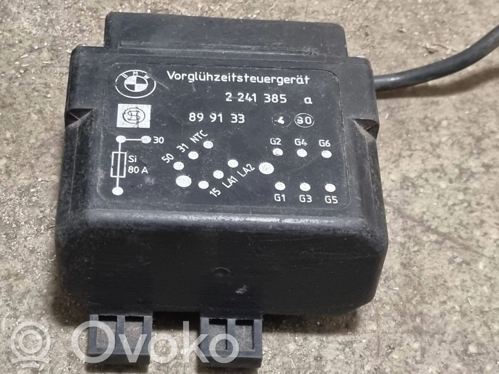 BMW 5 E34 Glow plug pre-heat relay 