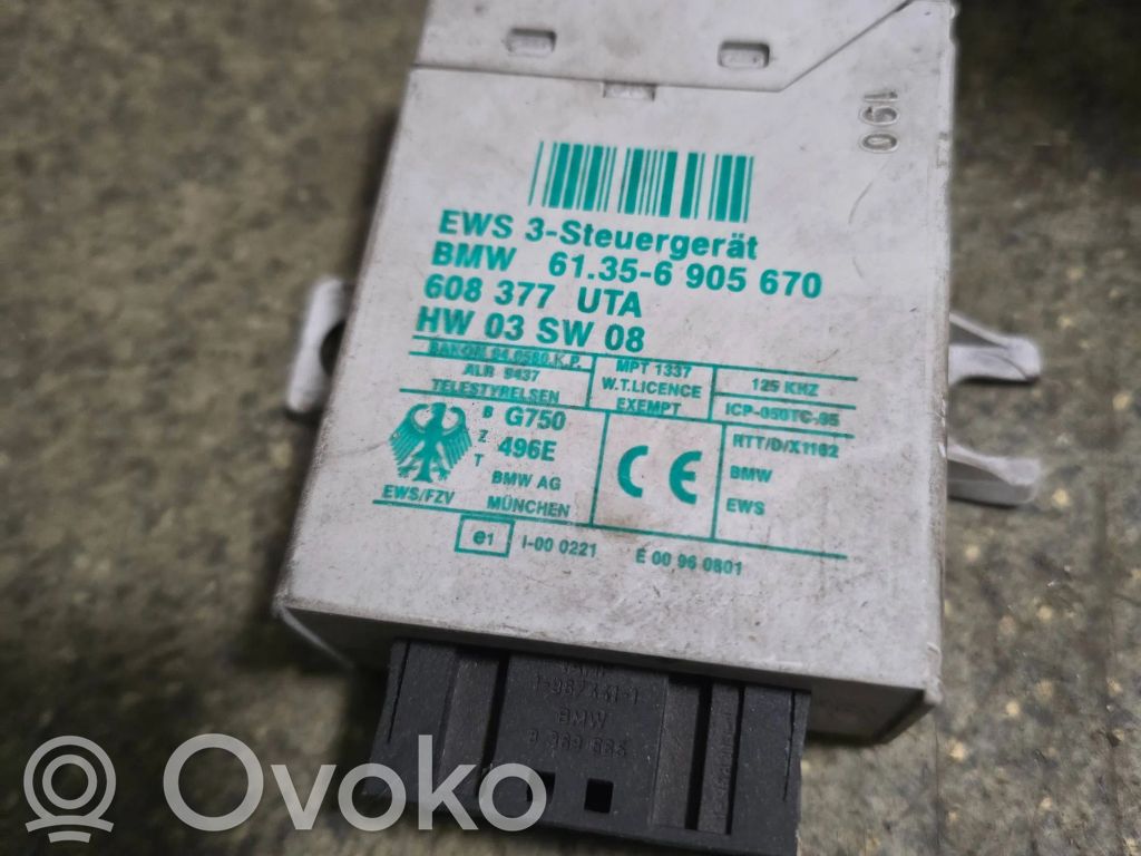BMW X5 E53 Unité de commande dispositif d'immobilisation 