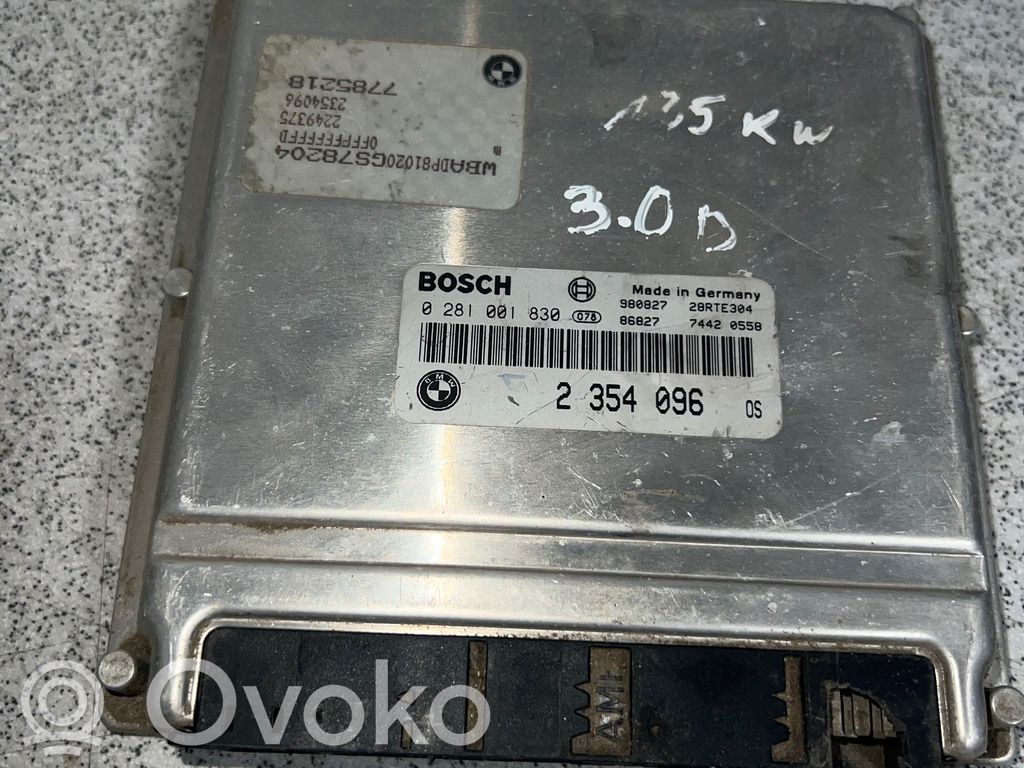 Engine control unit/module   2354096,28RTE304,0281001830