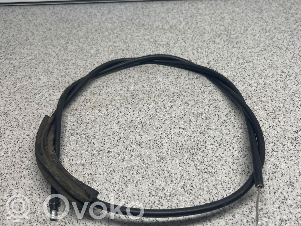 BMW 7 E65 E66 Système poignée, câble pour serrure de capot 
