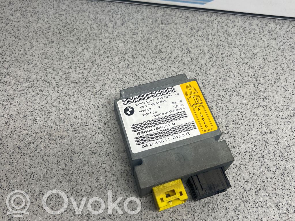 BMW 7 E65 E66 Unidad de control/módulo del Airbag 