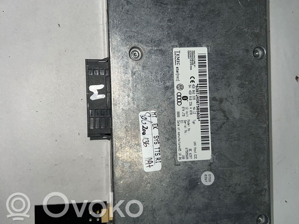 Bluetoothin ohjainlaite/moduuli   4E0862335,4E0910336H
