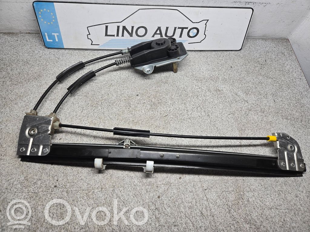BMW 5 E39 Regulador manual de la ventanilla trasera 