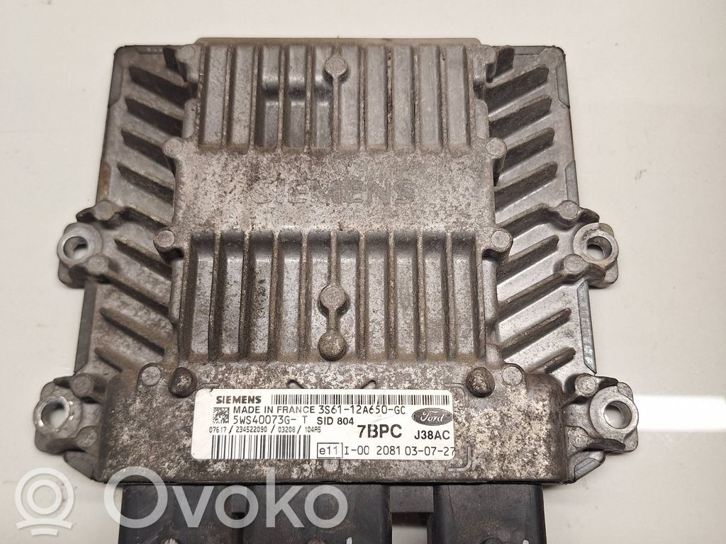 Engine control unit/module   3S6112A650GC,5WS40073GT