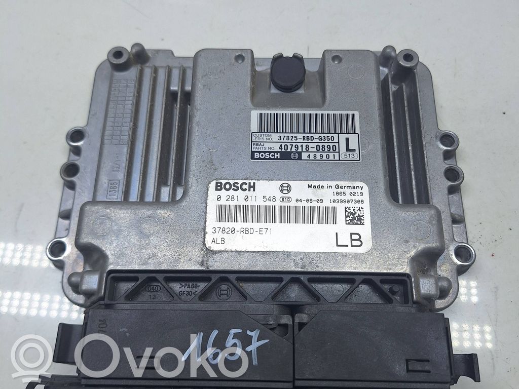 Honda Accord Engine control unit/module 