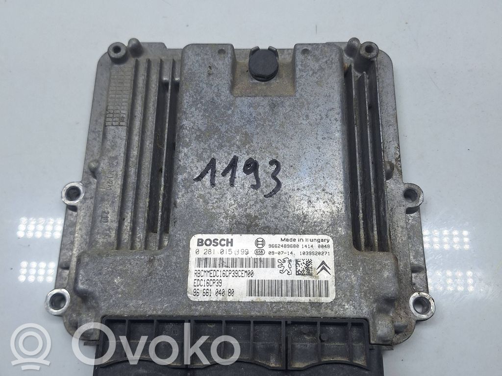 Peugeot 407 Engine control unit/module 