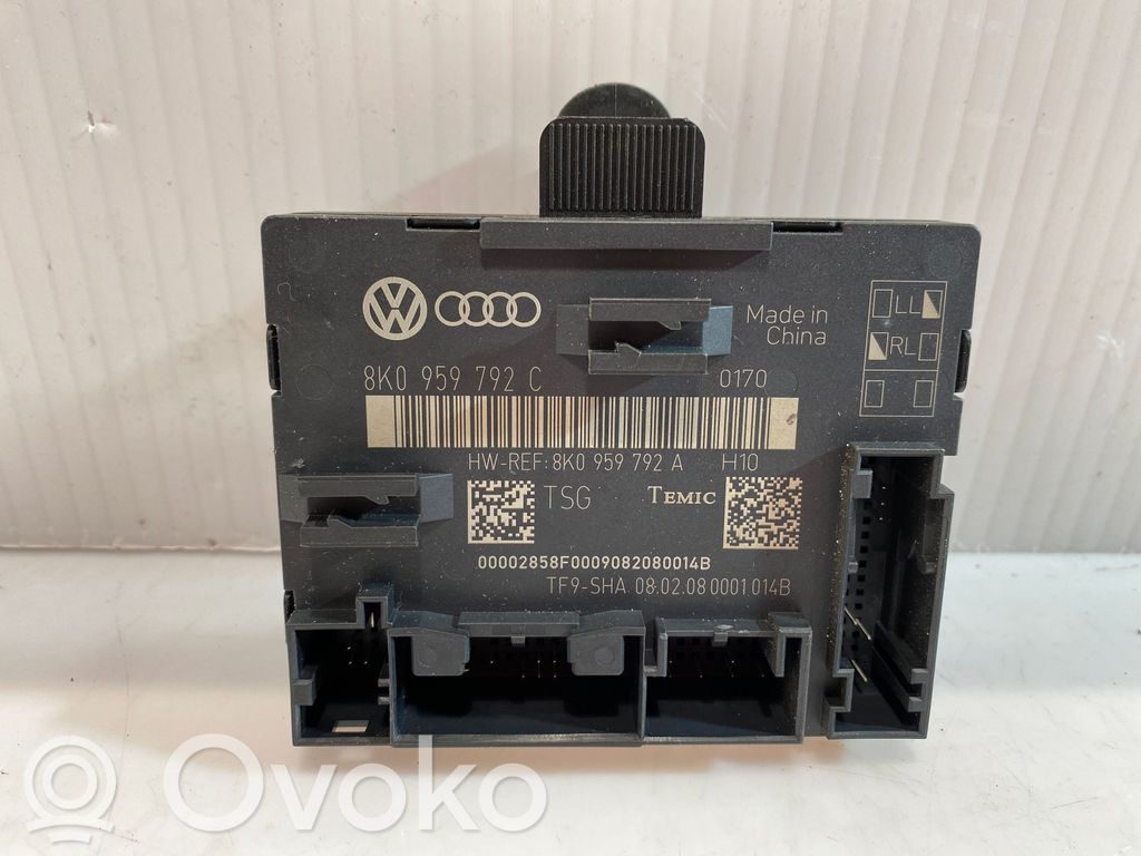 Unité de commande module de porte   8K0959792C
