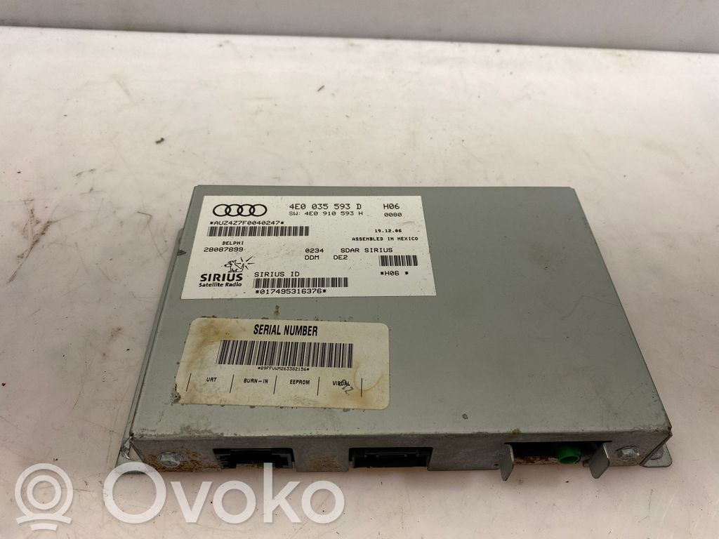 Audi A8 S8 D3 4E Head unit multimedia control 