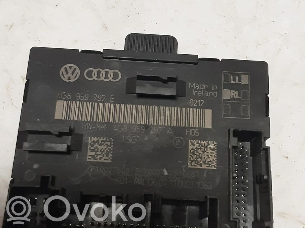 Unidad de control/módulo de la puerta   4G8959792E,4G8959792A