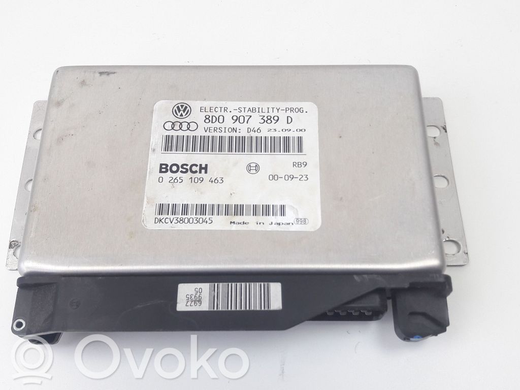 ESP (stability system) control unit   8D0907389D,0265109463