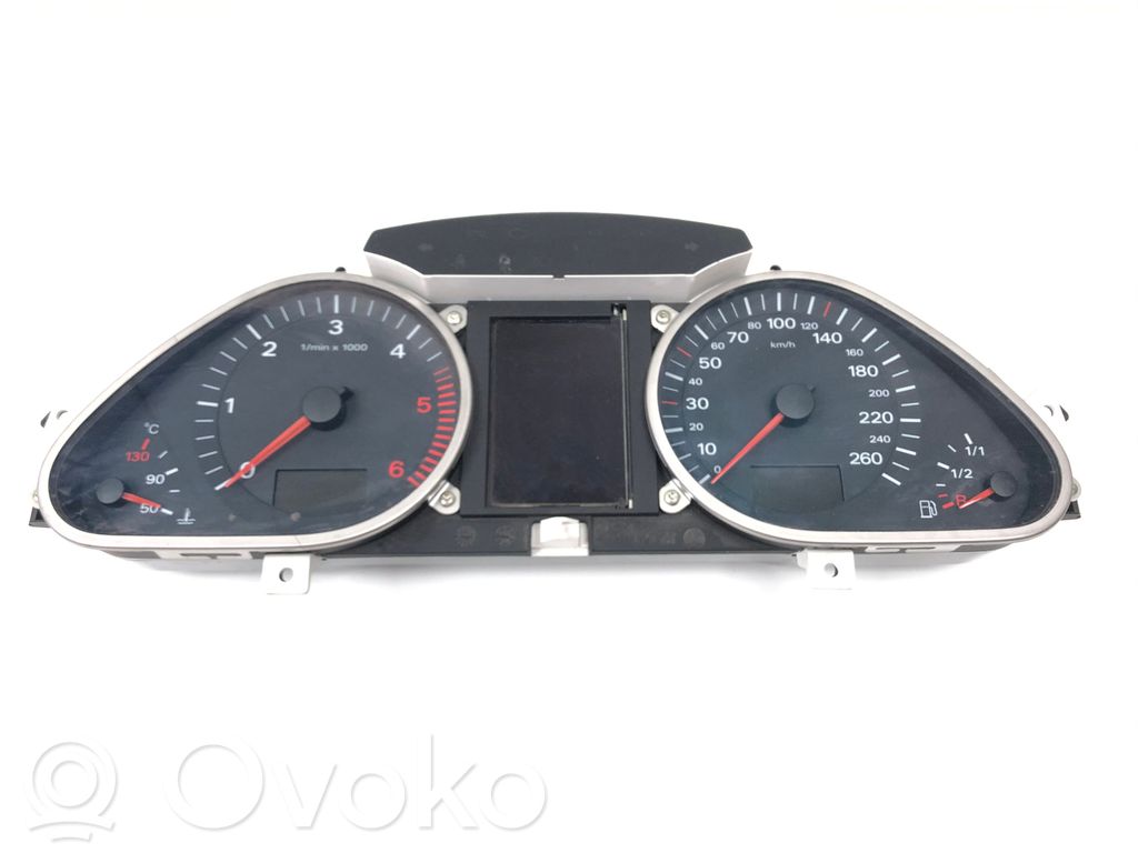Audi A6 S6 C6 4F Speedometer (instrument cluster) 