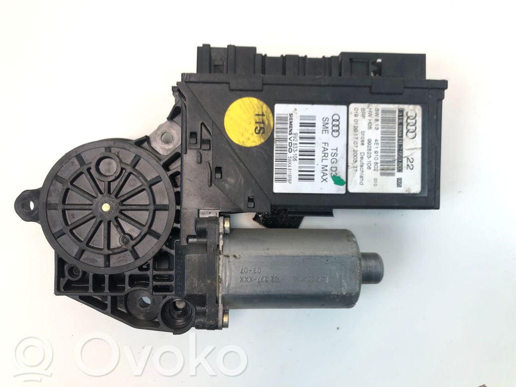 Audi A8 S8 D3 4E Front door window regulator motor 