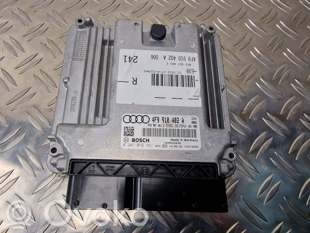 Audi A6 S6 C6 4F Engine control unit/module 