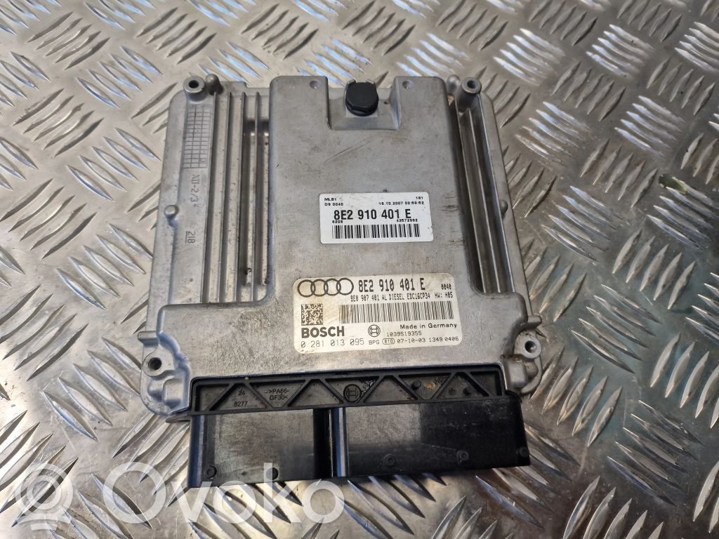 Engine control unit/module   8E2910401E,8E0907401AL,0281013095