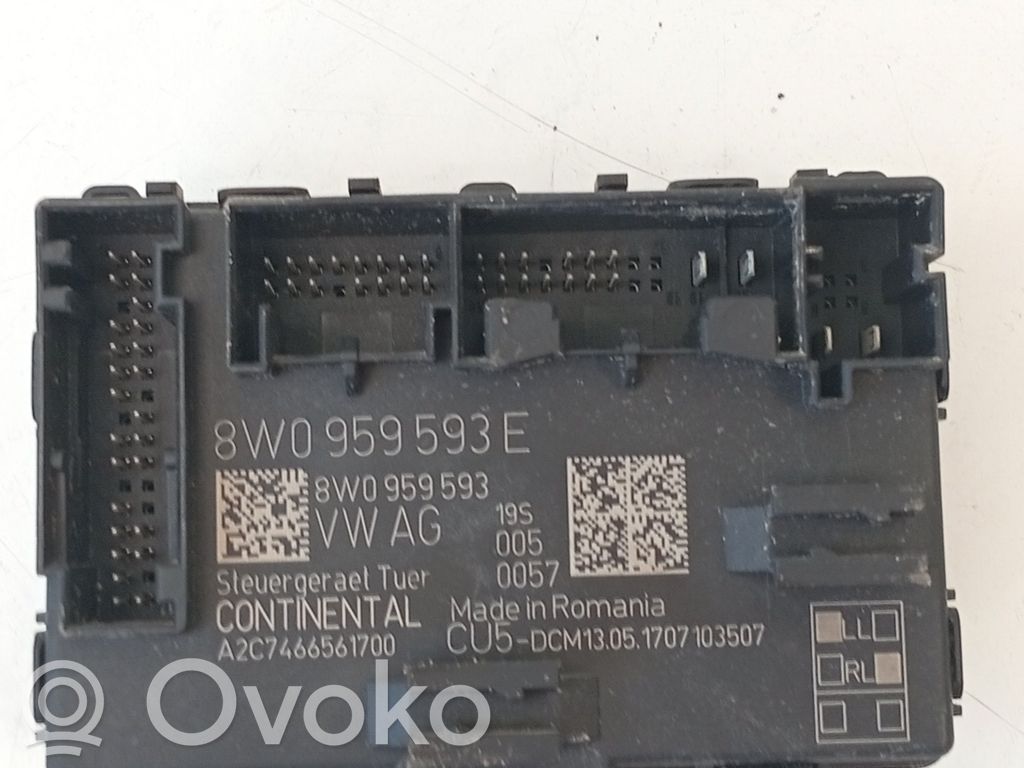 Audi A4 S4 B9 Door control unit/module 