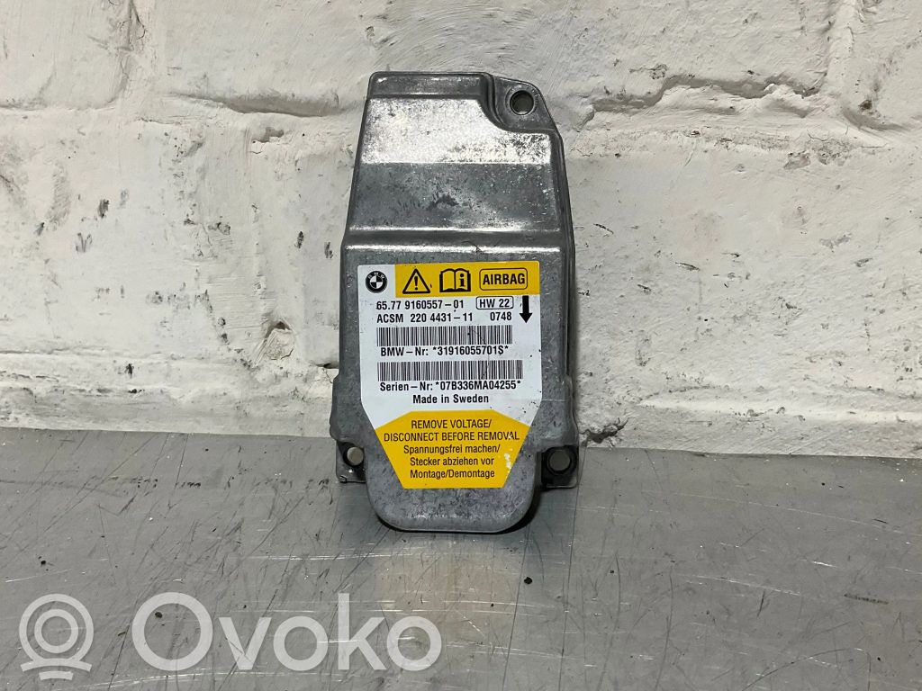 Airbag control unit/module   9160557,220443111,31916055701S