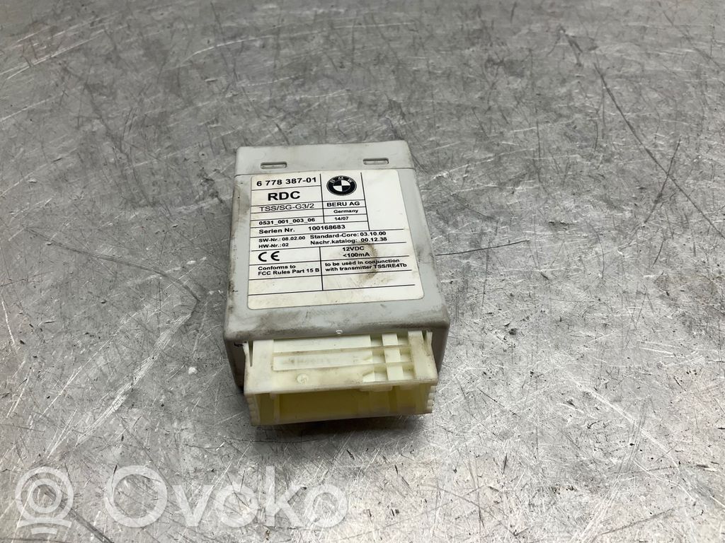 BMW 3 E92 E93 Module de pression des pneus 