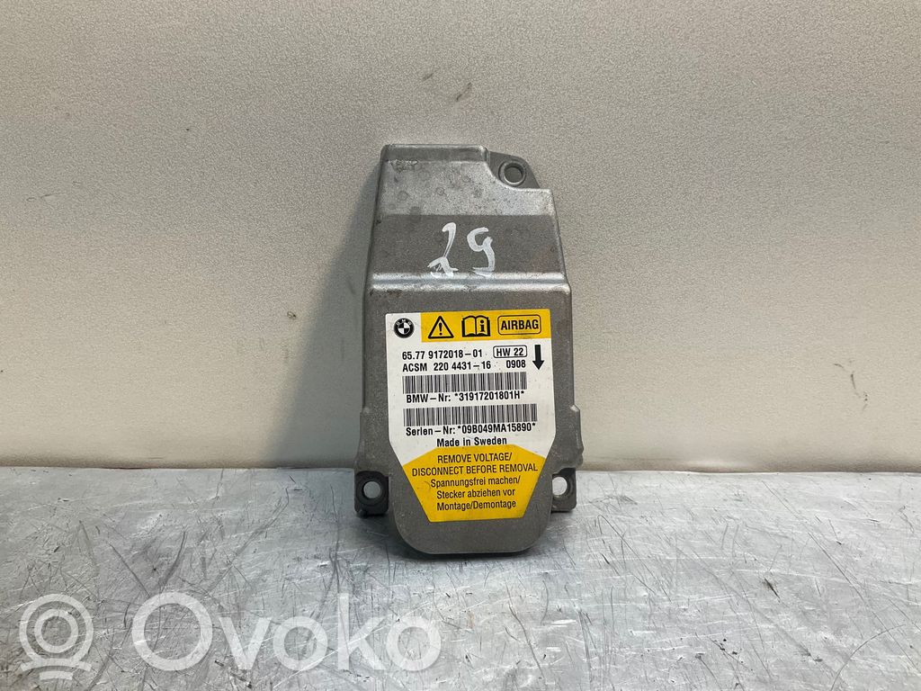 BMW 5 E60 E61 Airbag control unit/module 