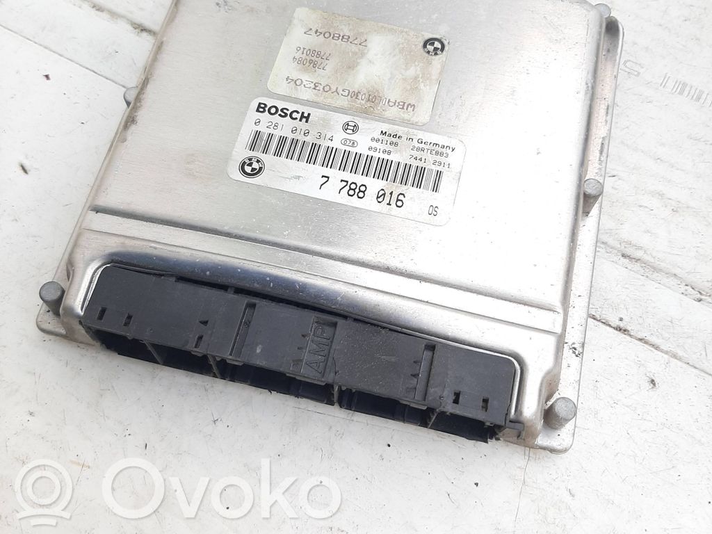 Moottorin ohjainlaite/moduuli   7788016,0281010314,7788047