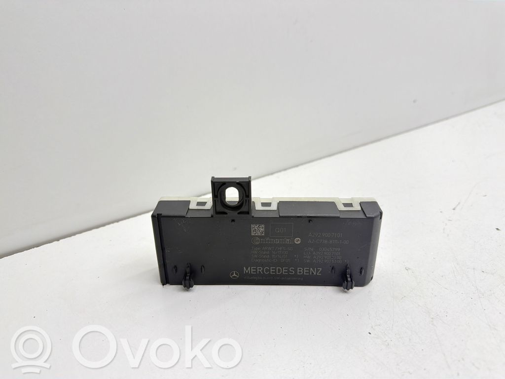 Mercedes-Benz GLE (W166 - C292) Sterownik / Moduł elektrycznej klapy tylnej / bagażnika 