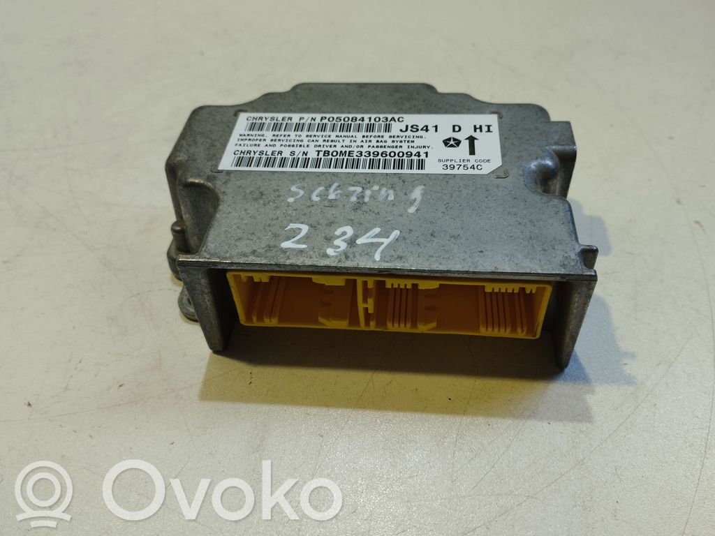 Chrysler Sebring (JS) Airbag control unit/module 