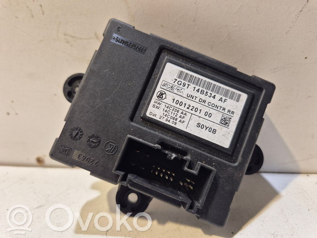 Unité de commande module de porte   7G9T14B534AF,1001220100