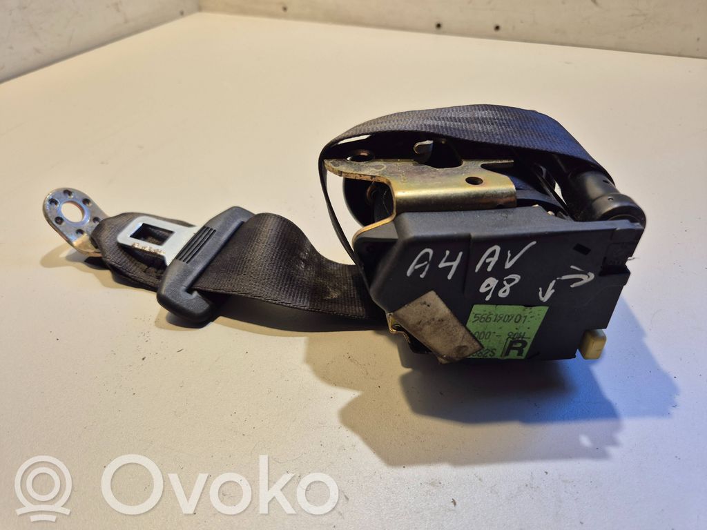 Audi A4 S4 B5 8D Cinturón trasero 