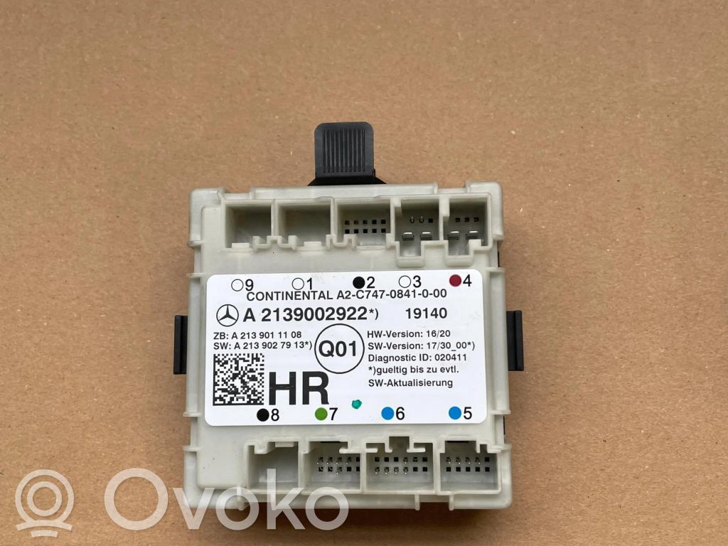 Mercedes-Benz C W205 Door control unit/module 