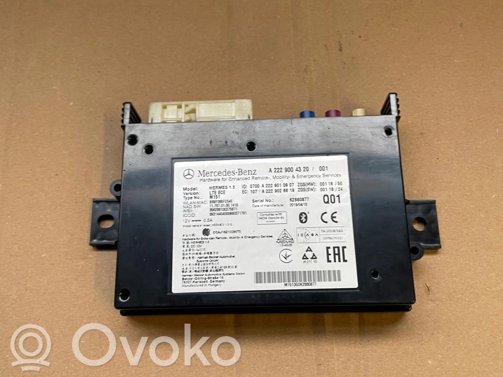 Mercedes-Benz C W205 Other control units/modules 
