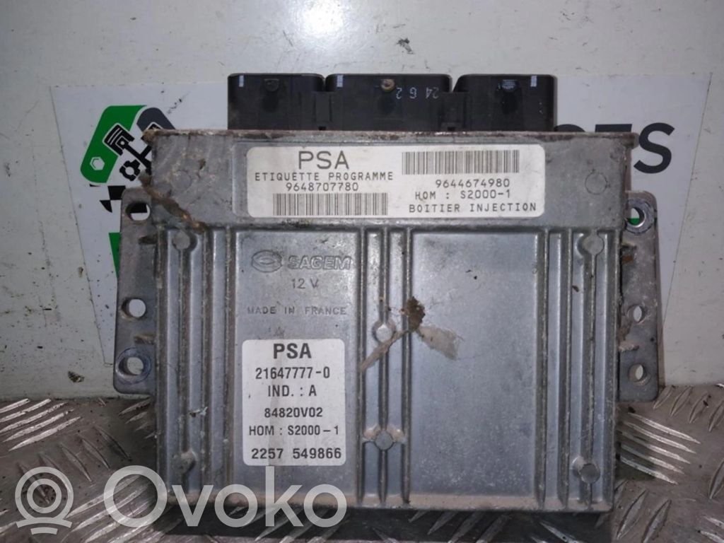 Engine control unit/module ECU   9648707780