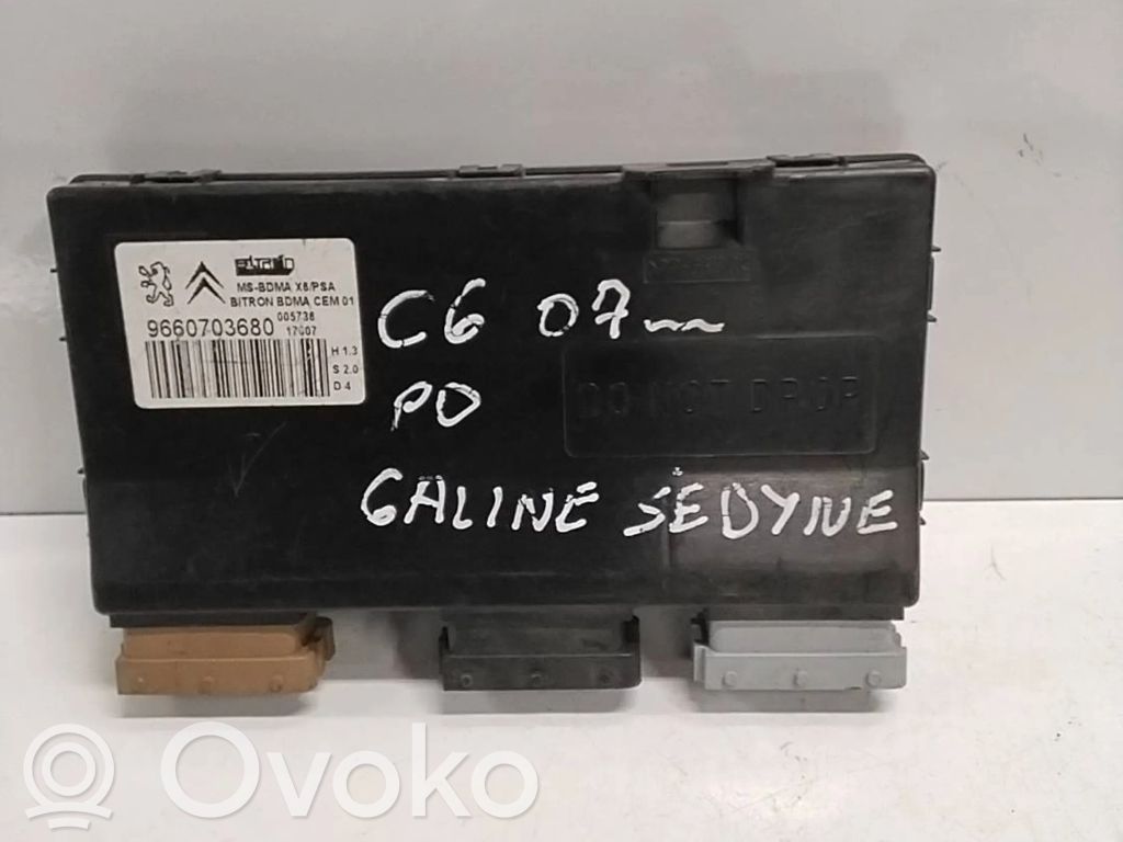 Citroen C6 Seat control module 