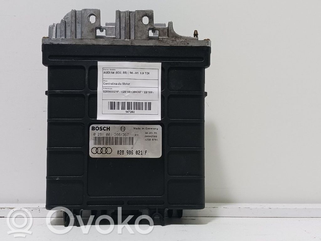 Engine control unit/module   028906021F,0281001366367