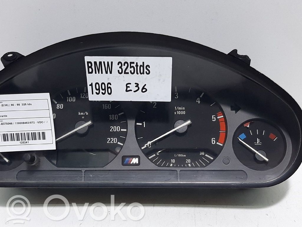BMW 3 E36 Licznik / Prędkościomierz 