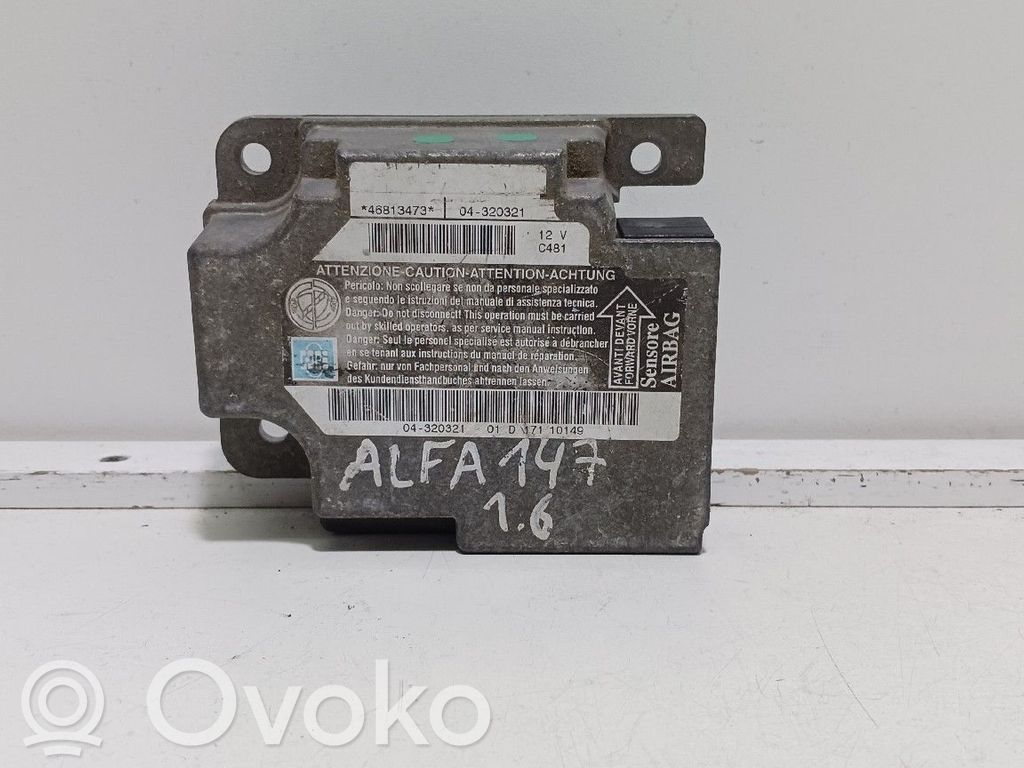 Alfa Romeo 147 Sterownik / Moduł Airbag 