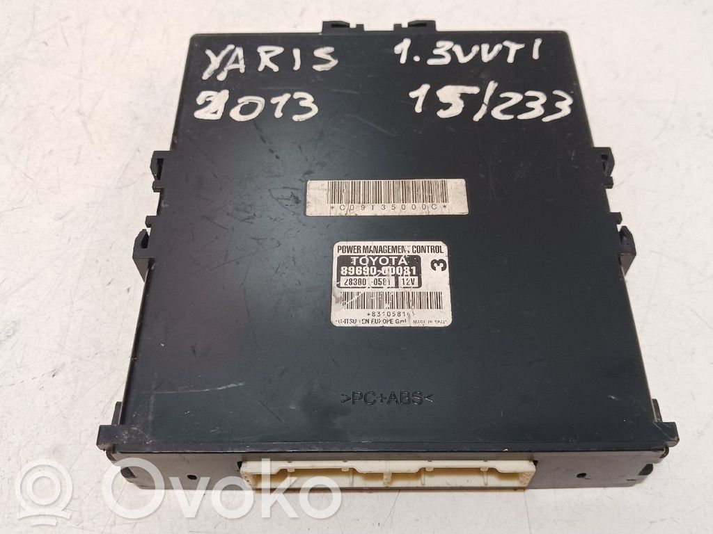 Toyota Yaris Altre centraline/moduli 