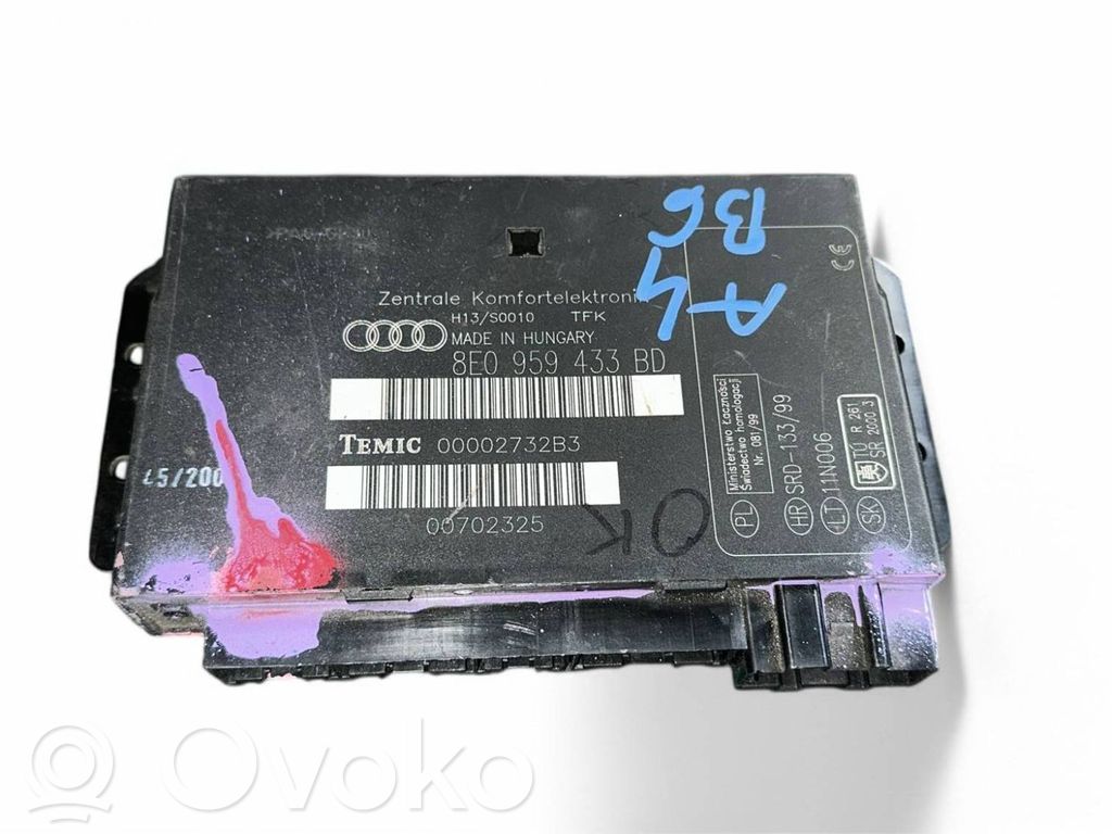 Mukavuusmoduuli   8E0959433BD,00702325,00002732B3