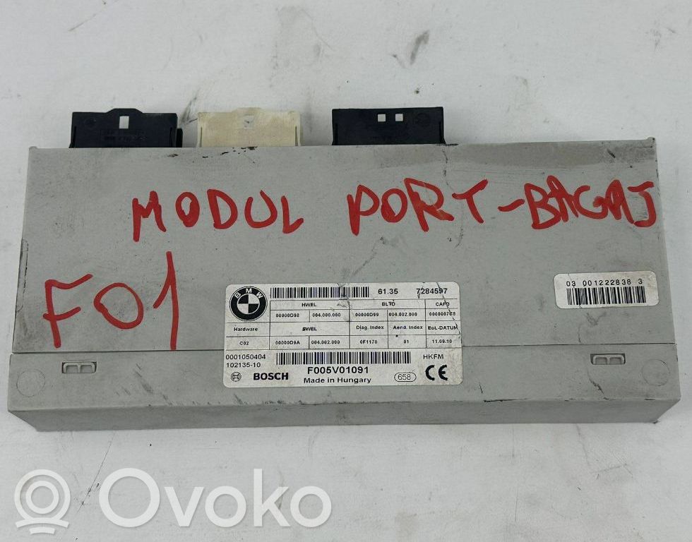 BMW 7 F01 F02 F03 F04 Sterownik / Moduł elektrycznej klapy tylnej / bagażnika 