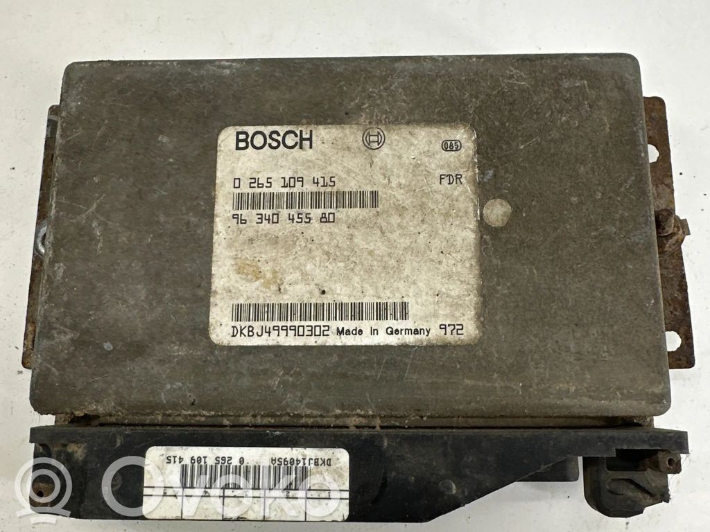 Peugeot 607 ESP (stability system) control unit 