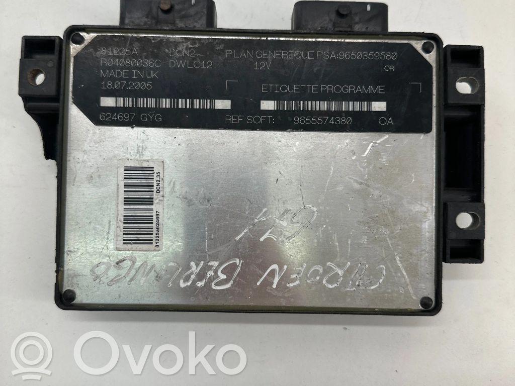 Citroen Berlingo Engine control unit/module 