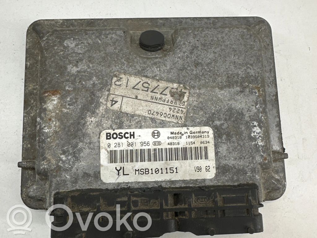 Engine control unit/module   MSB101151,1039S04319,027900227,0281001956