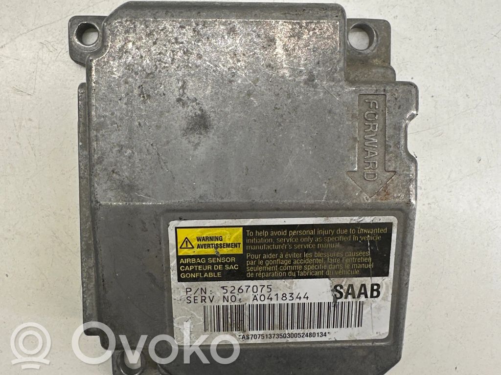 Saab 9-5 Airbag control unit/module 