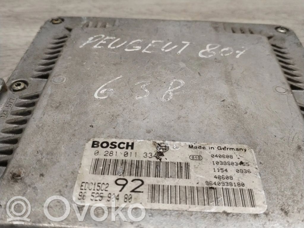 Peugeot 807 Motorsteuergerät/-modul 