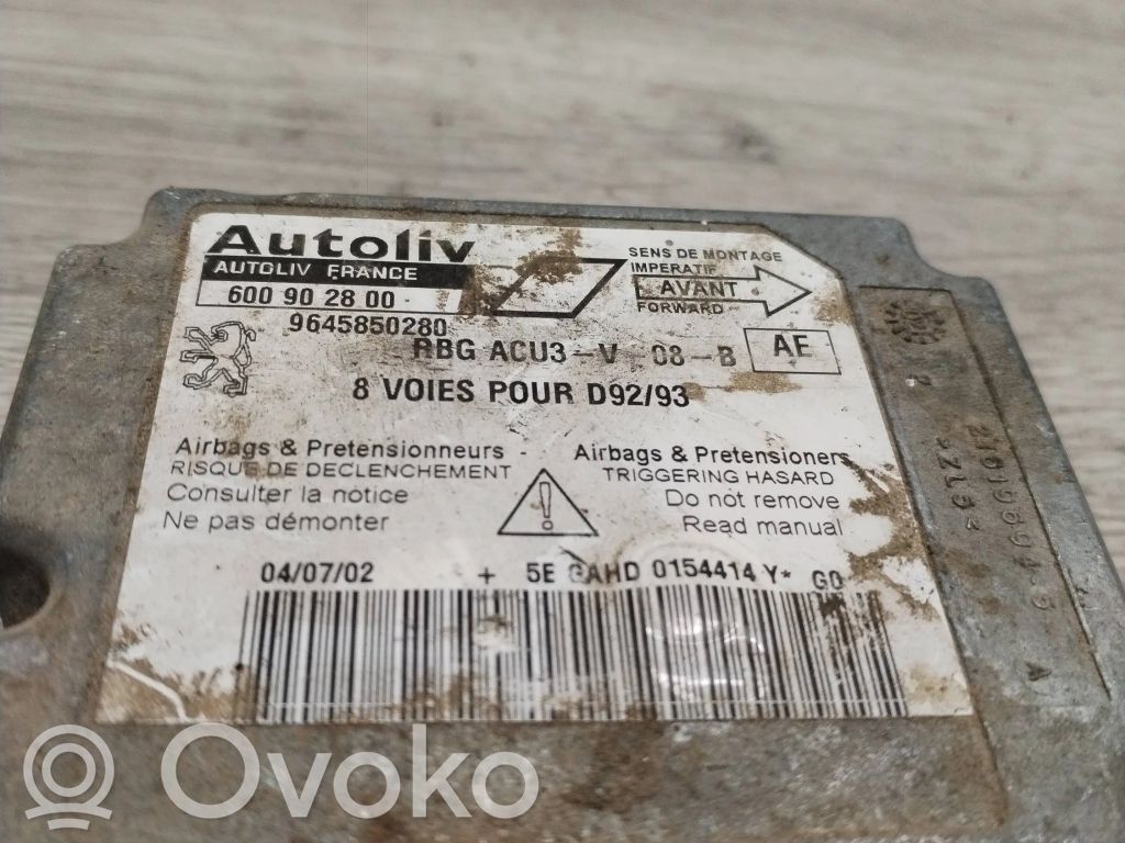 Peugeot 406 Airbag control unit/module 