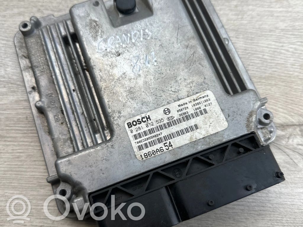 Engine control unit/module   1860A654,1039S11663,0281012535