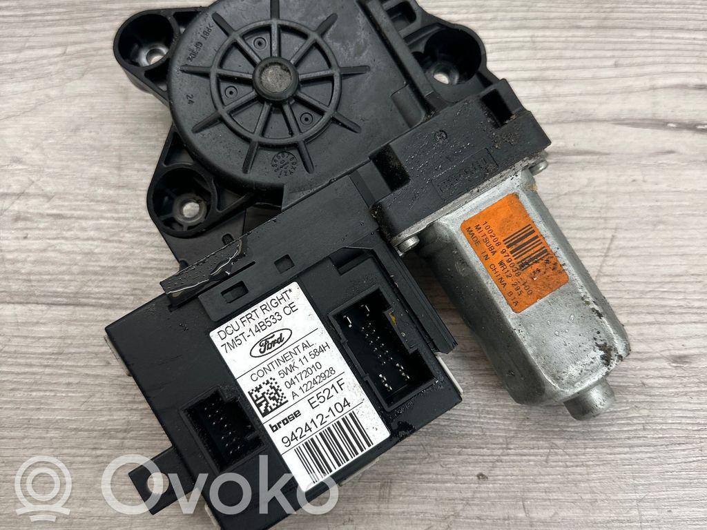Ford C-MAX I Silnik regulatora szyby drzwi przednich 