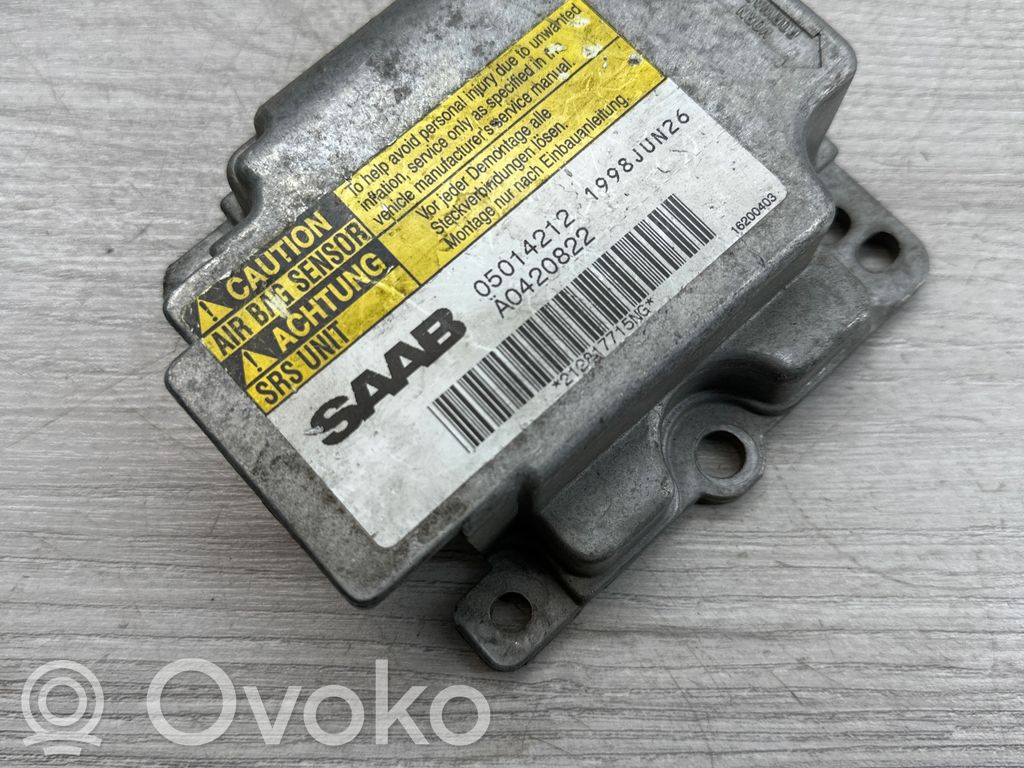 Airbag control unit/module   05014212,A0420822,1998JUU26,1998JUN26